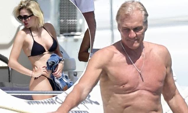 Dolph Lundgren enjoys a yacht trip with his fiancee and daughters