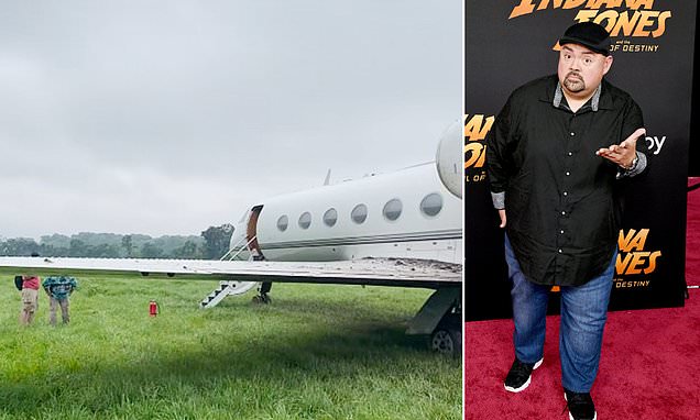 Gabriel Iglesias' jet slides off runway after 'turbulent' landing