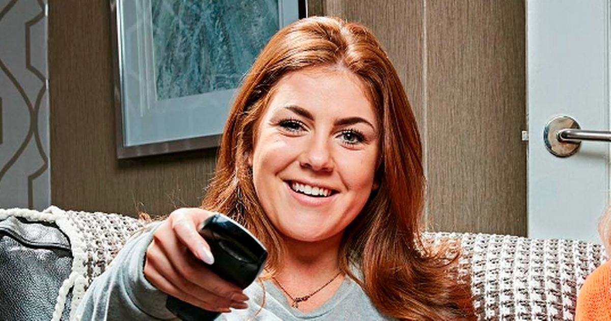 Gogglebox star Abbie dubbed ‘cheeky’ as she strips to tiny thong bikini