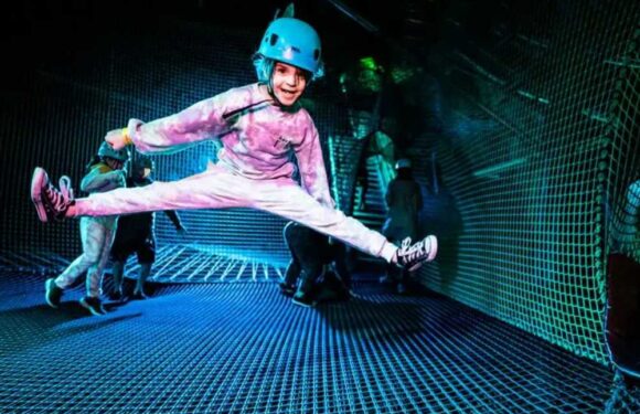 Inside the little-known UK adventure park with epic trampolines that’s inside a huge CAVE | The Sun
