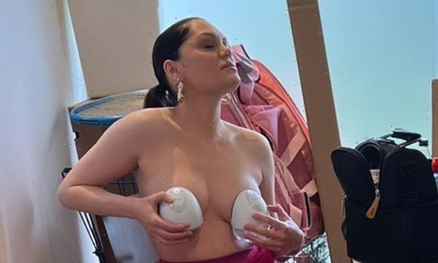 Jessie J shares a hilarious snap pumping her breasts at Wimbledon
