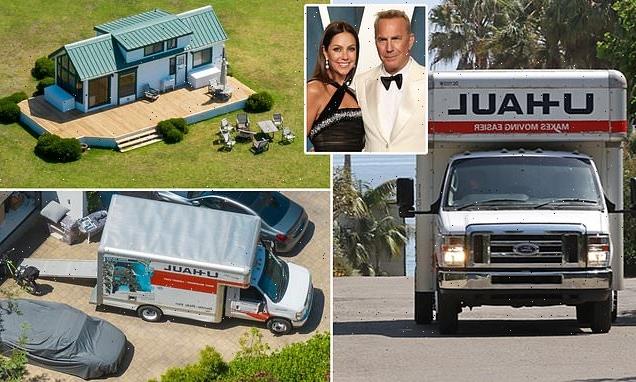 Kevin Costner has moving vans outside home as wife is told to vacate