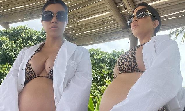 Kourtney Kardashian poses in bikini and asks fans for snack ideas