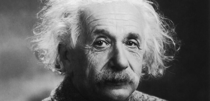 Letter where Albert Einstein said God could not have created universe