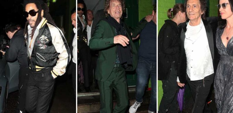 Mick Jagger Parties with Celebs at his 80th Birthday Party in London