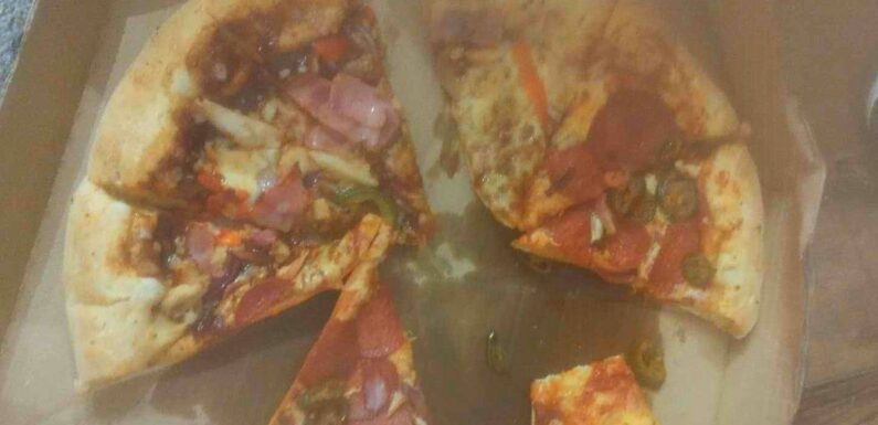 Mum fumes after £30 Domino’s pizza order ‘half-eaten by hungry delivery driver’