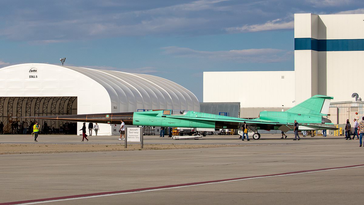 NASA's 'Son of Concorde' X-59 moves closer to its first flight