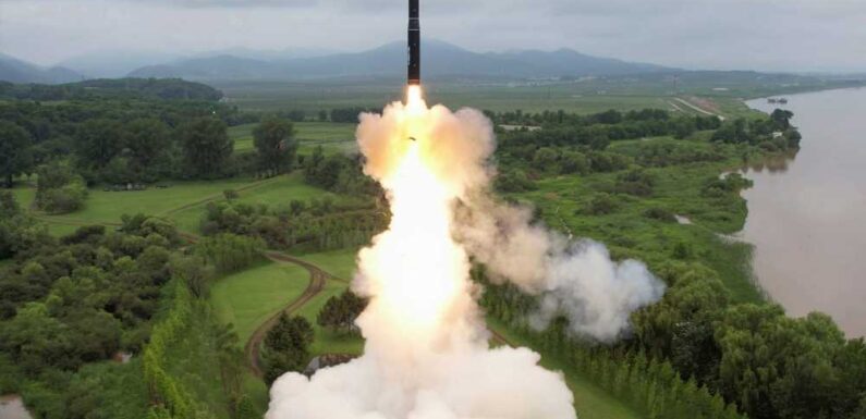 North Korea fires two ballistic missiles just hours after US deploys nuclear-armed submarine to Kim Jong-un's doorstep | The Sun