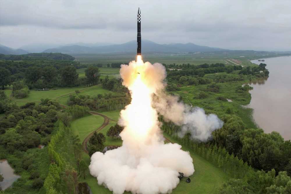 North Korea fires two ballistic missiles just hours after US deploys nuclear-armed submarine to Kim Jong-un's doorstep | The Sun