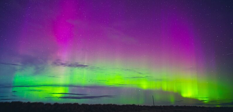 Northern Lights visible across UK tomorrow as solar storm hits Earth