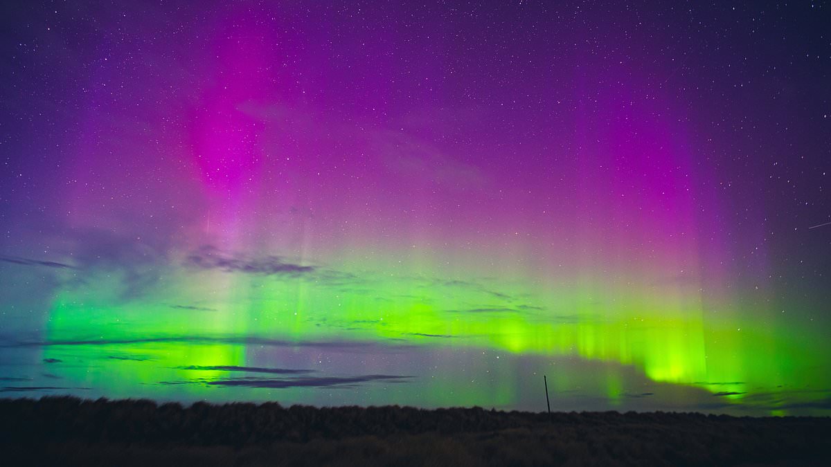 Northern Lights visible across UK tomorrow as solar storm hits Earth