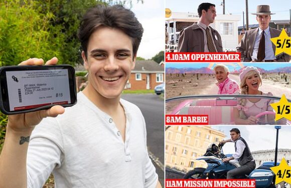 Now it's Mission: Barbenheimer! Meet man who saw all three in ONE day!