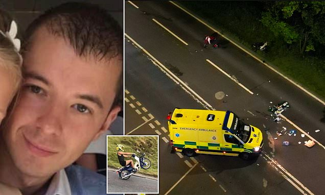 Pictured: Man who died after motor scooter collided with an ambulance