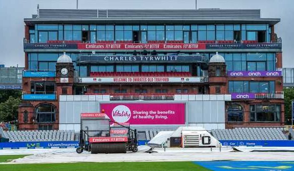 Start of play on day five between England and Australia is DELAYED