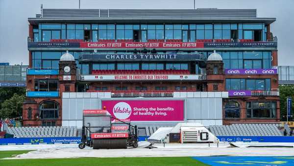 Start of play on day five between England and Australia is DELAYED