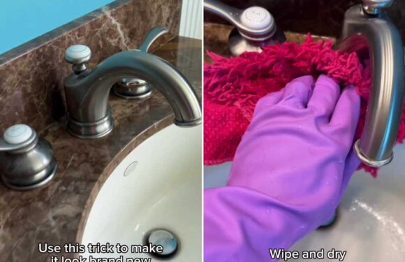 The 5p trick to get rid of hard water stains in your kitchen & bathroom – you'll think you've walked into a showroom | The Sun
