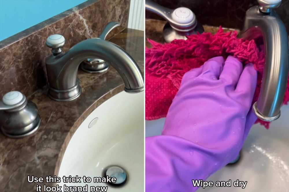 The 5p trick to get rid of hard water stains in your kitchen & bathroom – you'll think you've walked into a showroom | The Sun