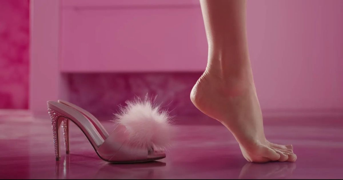 This is the exact nail polish Margot Robbie wore to film the high heel foot scene in Barbie