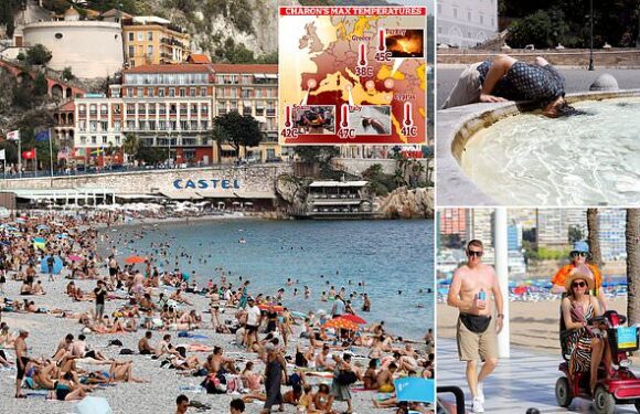 Tourists on the Mediterranean are told to avoid beach and stay indoors