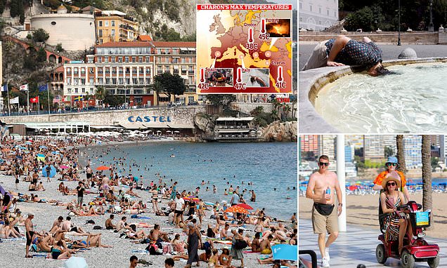 Tourists on the Mediterranean are told to avoid beach and stay indoors