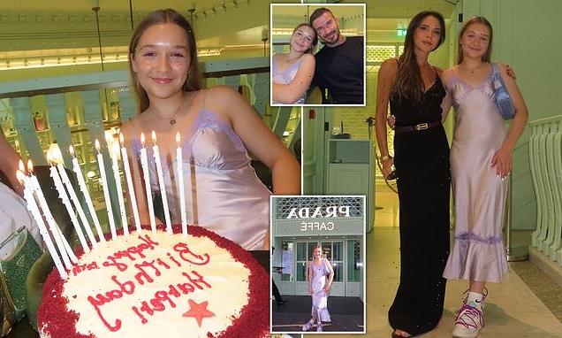 Victoria Beckham's daughter Harper celebrates her 12th birthday