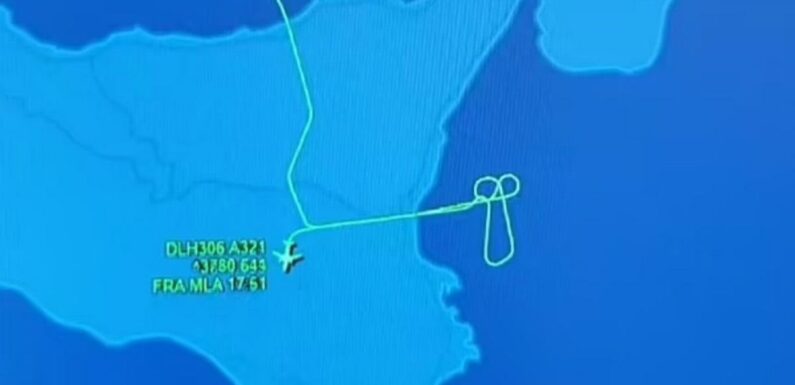 Aircraft makes penis-shaped flight pattern in diversion – but it was accidental