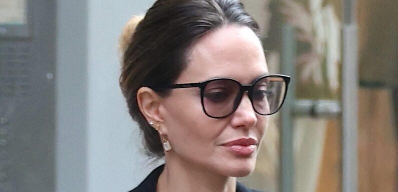 Angelina Jolie is ultra chic out with daughter Vivienne, 15, in NYC