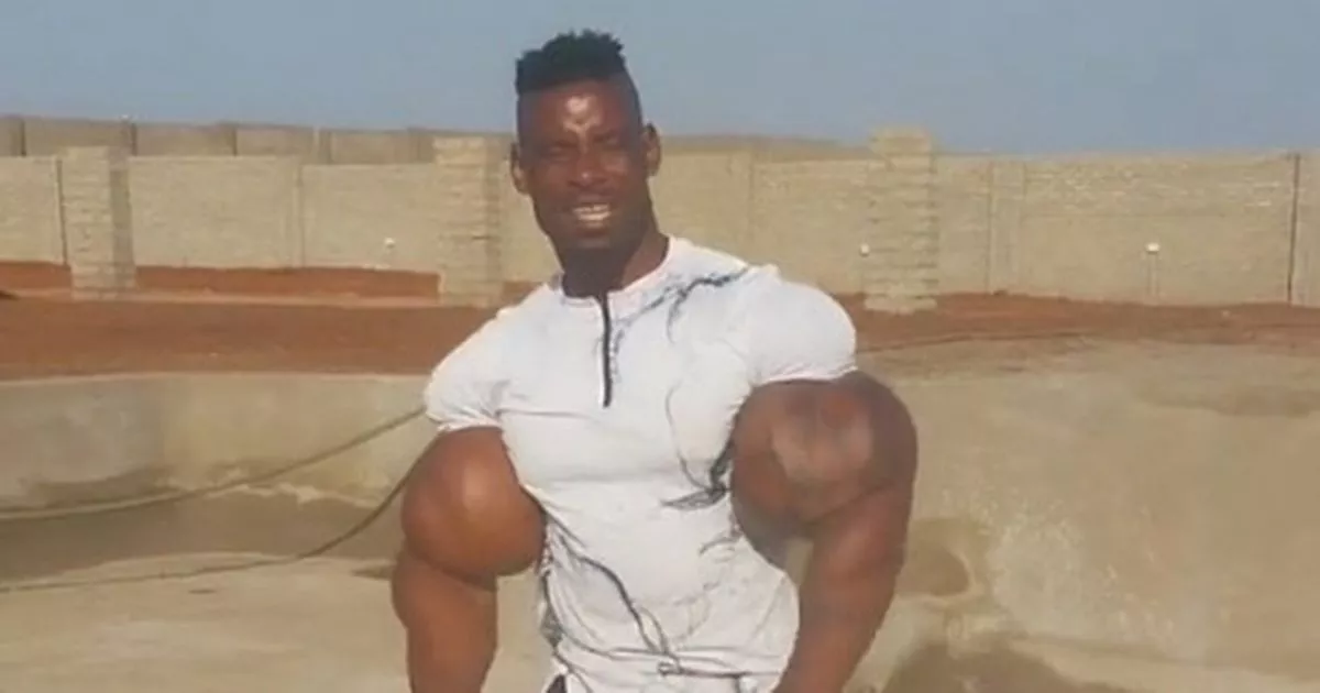 Bloke with huge biceps has people baffled and comparing him to ‘Russian Popeye’