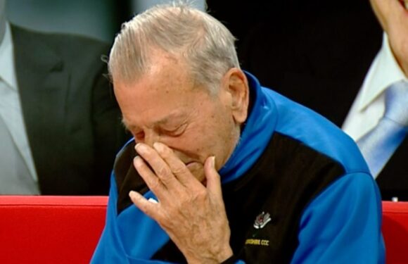 Dickie Bird breaks down in tears as he sobs ‘there will never be another Parky’