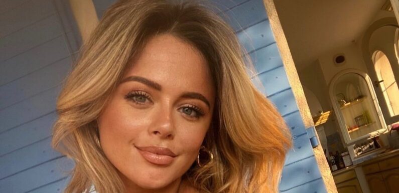 Emily Atack hailed ‘beautiful’ as she shows off famous curves in plunging top