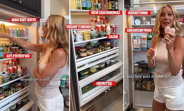 Gwyneth Paltrow gives Goop fans a tour through her fridge