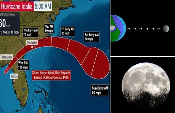 How tonight's Super Blue Moon could make Hurricane Idalia even WORSE