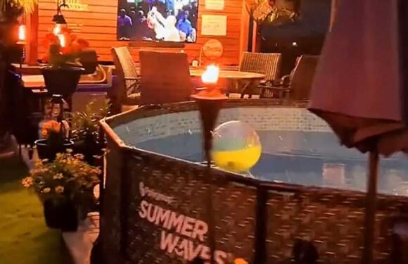 I transformed my backyard, it now has a patio pool and TV grill area – people ask why my HOA don't complain | The Sun