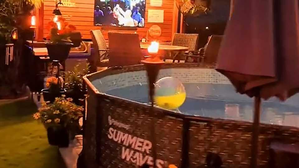 I transformed my backyard, it now has a patio pool and TV grill area – people ask why my HOA don't complain | The Sun