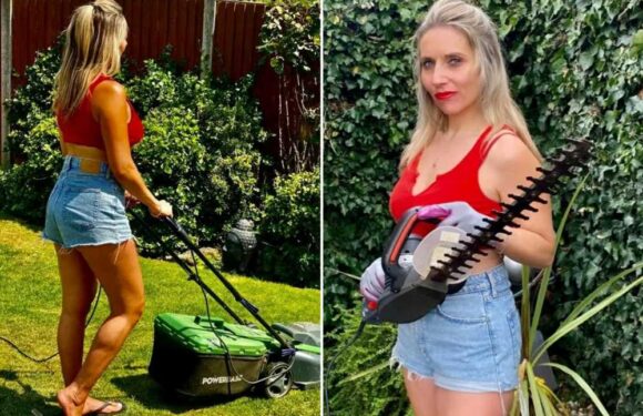 I’m the 'UK’s most glamorous' gardener…I love pruning in hot pants and I don’t care if neighbours or trolls hate me | The Sun