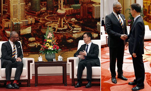James Cleverly on first Foreign Secretary visit to China in five years
