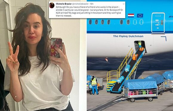 KLM lose comic's bags before tracker showed luggage had arrived