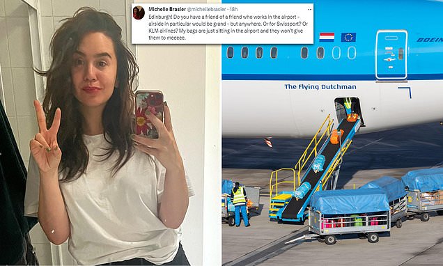 KLM lose comic's bags before tracker showed luggage had arrived