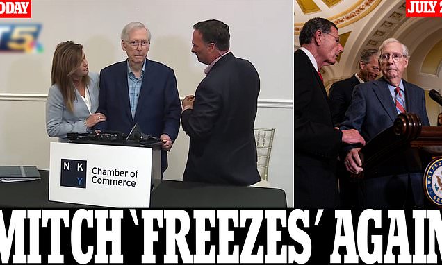 Mitch McConnell 'freezes' AGAIN
