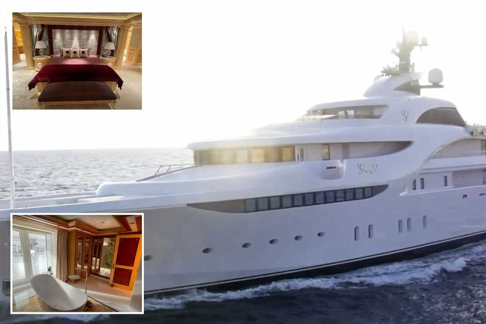Putin refurbs £100m ‘Killer Whale’ megayacht with £70k tables & gold BATHROOM after rushing it out of Europe before war | The Sun