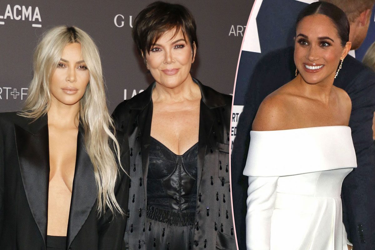 Reality Queens Kim Kardashian & Kris Jenner Meet Meghan Markle’s Mom At LA Charity Event!