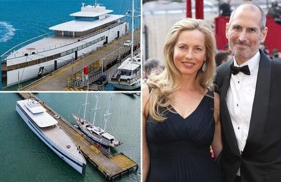 Superyacht owned by Steve Job's widow Laurene docks in Cairns