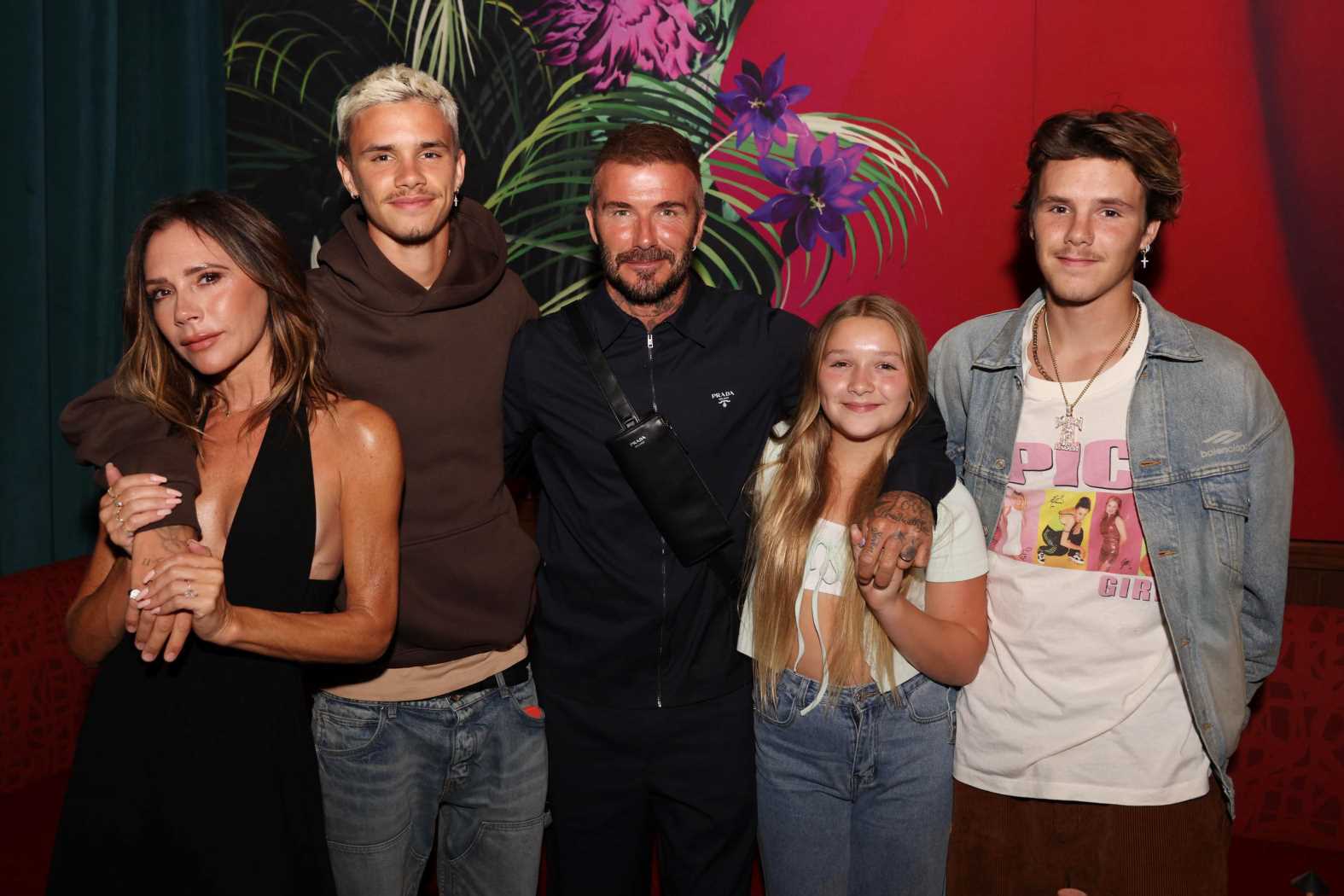 Victoria Beckham rushes daughter Harper, 12, out of restaurant as bloody fight breaks out | The Sun