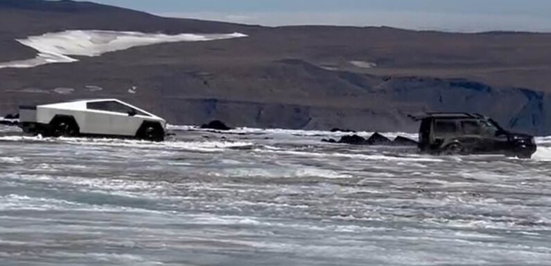 Video leaks of Tesla shooting promo of its Cybertruck in Iceland