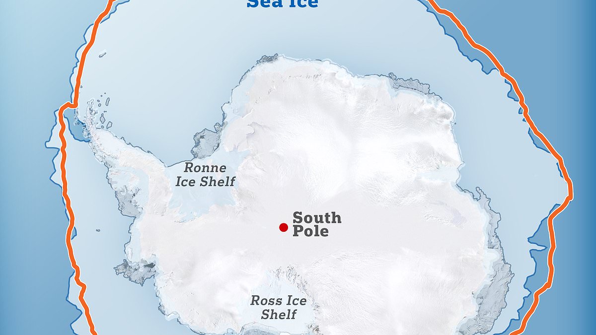 Antarctica's sea-ice levels are at a 'mind-blowing' historic low