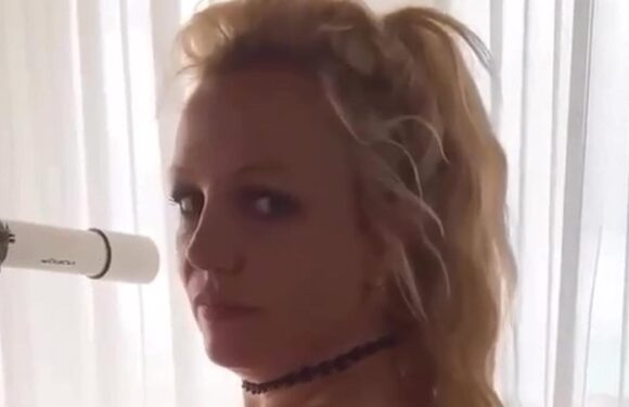 Britney goes horse-riding TOPLESS and says: 'I should have gone naked'