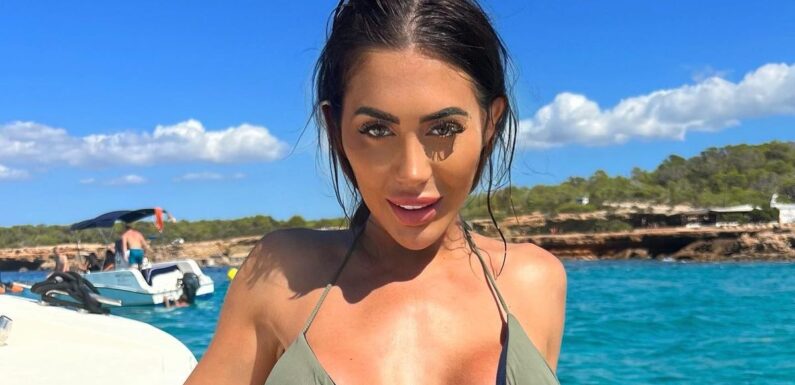 Chloe Ferry strips down to minuscule bikini as trolls told to ‘leave her alone’