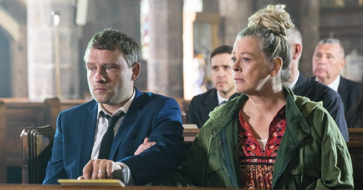 Coronation Street funeral descends into chaos as a fight breaks out