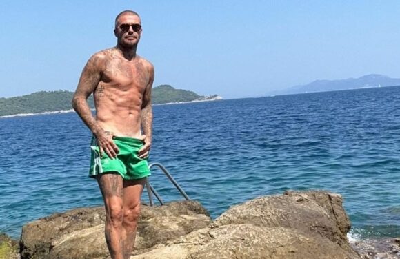 David Beckham shows off chiseled physique with a new shirtless snap