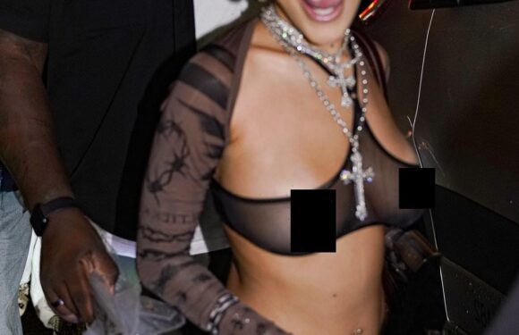 Doja Cat leaves nothing to the imagination as she goes braless